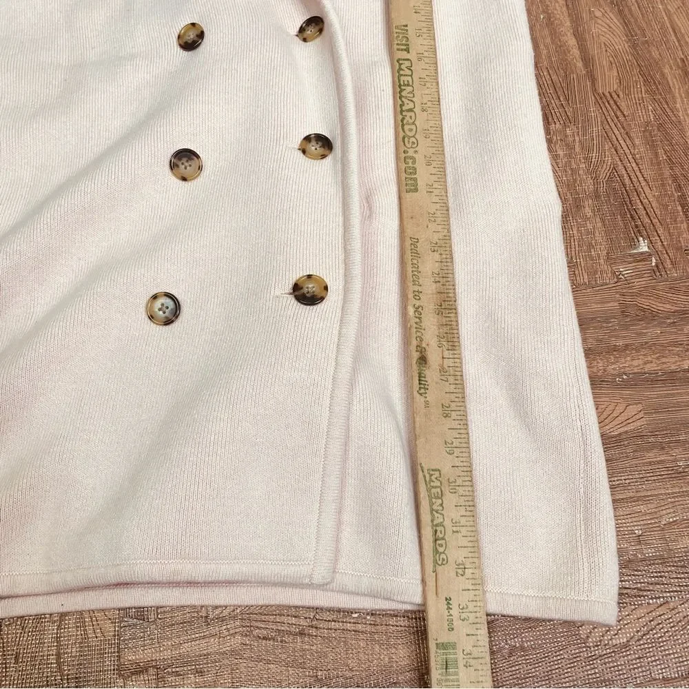 J.CREW Collection Wool Blend Oversized Double Breasted Sweater Coat Small J6333 - Picture 7 of 9